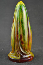 Load image into Gallery viewer, 7.3''H- Chinese Natural Antique Exquisite GEOMANTIC AMBER Handcarved Sculpture Guanyin Statue