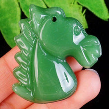 Load image into Gallery viewer, 10% OFF- Certified Natural Green Emerald A Jade Carved Lucky Horse Feng Shui Pendant