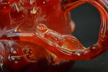 Load image into Gallery viewer, 7.15''L- Chinese Natural Antique Exquisite GEOMANTIC AMBER Handcarved Sculpture Lucky Teapot Statue