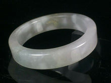 Load image into Gallery viewer, 10% OFF- 57/58/59mm Certified Natural Lavender Jadeite Emerald A*Jade HandCarved Lucky Jade Bangle A033