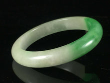 Load image into Gallery viewer, 10% OFF- 61/62/63mm Certified Natural Jadeite Emerald A*Jade HandCarved Lucky Bracelet Bangle GX764