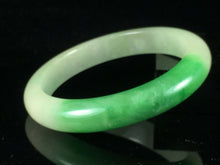 Load image into Gallery viewer, 10% OFF- 61/62/63mm Certified Natural Jadeite Emerald A*Jade HandCarved Lucky Bracelet Bangle GX764