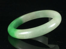 Load image into Gallery viewer, 10% OFF- 61/62/63mm Certified Natural Jadeite Emerald A*Jade HandCarved Lucky Bracelet Bangle GX764