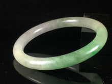 Load image into Gallery viewer, 10% OFF- 57/58/59mm Certified Natural 3 Color Jadeite Emerald A*Jade HandCarved Lucky Round Bracelet Bangle GX765
