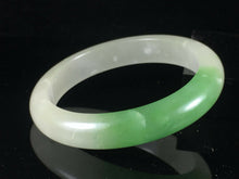 Load image into Gallery viewer, 10% OFF- 61/62/63mm Certified Natural Jadeite Emerald A*Jade HandCarved Lucky Bracelet Bangle GX774