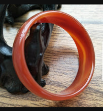 Load image into Gallery viewer, 46/47/48mm Certified Natural Red Emerald A Jade HandCarved Bracelet Bangle A002
