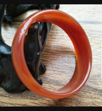 Load image into Gallery viewer, 46/47/48mm Certified Natural Red Emerald A Jade HandCarved Bracelet Bangle A002