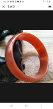 Load image into Gallery viewer, 46/47/48mm Certified Natural Red Emerald A Jade HandCarved Bracelet Bangle A001