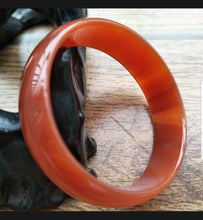 Load image into Gallery viewer, 46/47/48mm Certified Natural Red Emerald A Jade HandCarved Bracelet Bangle A001