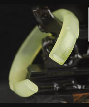 Load image into Gallery viewer, 61/62/63mm Certified Natural Jadeite Emerald A Jade HandCarved Dragon Bracelet Bangle A-88