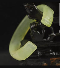 Load image into Gallery viewer, 61/62/63mm Certified Natural Jadeite Emerald A Jade HandCarved Dragon Bracelet Bangle A-88
