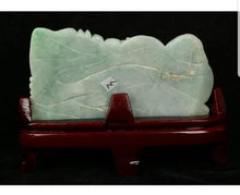 Load image into Gallery viewer, 7in L- Certified Natural "Grade A" Jadeite Emerald Jade HandCarved Dragon 龙 r19882261 Statue Sculpture Lucky Gift