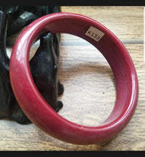 Load image into Gallery viewer, 57/58/59mm Certified Natural Red Jadeite Emerald A*Jade HandCarved Bangle K133