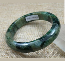 Load image into Gallery viewer, 55/56/57mm Certified Natural Jadeite Emerald A*Jade HandCarved Bangle Z4696