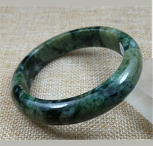 Load image into Gallery viewer, 55/56/57mm Certified Natural Jadeite Emerald A*Jade HandCarved Bangle Z4696