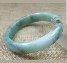 Load image into Gallery viewer, 57/58/59mm Certified Natural Jadeite Emerald A*Jade HandCarved Bangle X1436