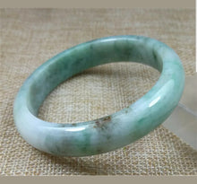 Load image into Gallery viewer, 57/58/59mm Certified Natural Jadeite Emerald A*Jade HandCarved Bangle X1436