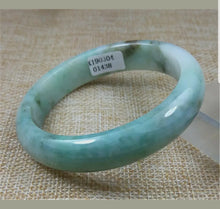Load image into Gallery viewer, 57/58/59mm Certified Natural Jadeite Emerald A*Jade HandCarved Bangle X1436