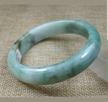 Load image into Gallery viewer, 57/58/59mm Certified Natural Jadeite Emerald A*Jade HandCarved Bangle X1436