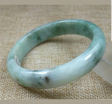 Load image into Gallery viewer, 57/58/59mm Certified Natural Jadeite Emerald A*Jade HandCarved Bangle X1436