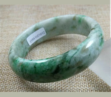 Load image into Gallery viewer, 57/58/59mm Certified Natural Jadeite Emerald A*Jade HandCarved Bangle Z4453