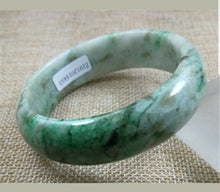 Load image into Gallery viewer, 57/58/59mm Certified Natural Jadeite Emerald A*Jade HandCarved Bangle Z4453