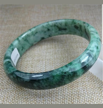 Load image into Gallery viewer, 59/60/61mm Certified Natural Jadeite Emerald A*Jade HandCarved Bangle Z3208