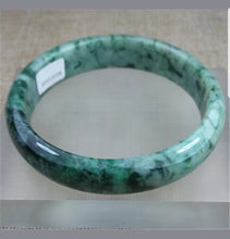 Load image into Gallery viewer, 59/60/61mm Certified Natural Jadeite Emerald A*Jade HandCarved Bangle Z3208