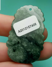 Load image into Gallery viewer, 10% OFF- Certified Natural Jadeite Emerald A*Jade HandCarved Lucky Dog YuanBao Pendant A7406