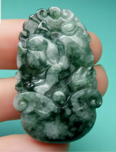Load image into Gallery viewer, 10% OFF- Certified Natural Jadeite Emerald A*Jade HandCarved Lucky Pig YuanBao Pendant A