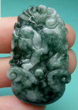 Load image into Gallery viewer, 10% OFF- Certified Natural Jadeite Emerald A*Jade HandCarved Lucky Pig YuanBao Pendant A