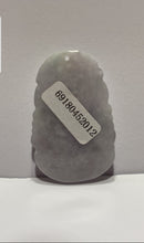 Load image into Gallery viewer, 10% OFF- Certified Natural Lavender Light Green Jadeite Emerald A*Jade HandCarved Lucky Rat Pendant 2012
