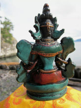 Load image into Gallery viewer, 4.5''H- Chinese Natural Antique Exquisite Handcarved Sculpture Blessing Tara Statue