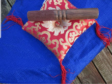 Load image into Gallery viewer, Great Sound! Complete 3 PC Set of Chinese Natural Antique Exquisite Handcrafted 5.25" Hand Hammered Buddhist Singing