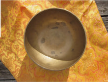 Load image into Gallery viewer, Great Sound! Complete 3 PC Set of Chinese Natural Antique Exquisite Handcrafted 5.25" Hand Hammered Buddhist Singing