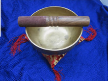 Load image into Gallery viewer, Great Sound! Complete 3 PC Set of Chinese Natural Antique Exquisite Handcrafted 5.25" Hand Hammered Buddhist Singing