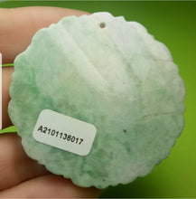Load image into Gallery viewer, 10% OFF- Certified Natural Jadeite Emerald A*Jade HandCarved Lucky Dragon Coin Pendant A6017