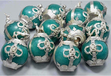 Load image into Gallery viewer, Chinese Genuine National Green Jade HandCarved Silver Lucky 12 Zodiac Statues