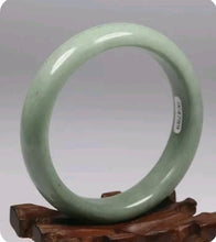 Load image into Gallery viewer, 10% OFF- 59/60/61mm Certified Natural Jadeite Emerald Jade*A Handcarved Lucky Bracelet Bangle RF4789
