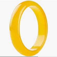 Load image into Gallery viewer, 10% OFF- 63/64/65mm Certified Natural Yellow Gold Jadeite Emerald A*Jade Handcarved Bangle S127