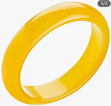 Load image into Gallery viewer, 10% OFF- 63/64/65mm Certified Natural Yellow Gold Jadeite Emerald A*Jade Handcarved Bangle S127