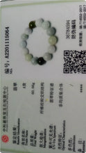 Load image into Gallery viewer, 10% OF- 50-63mm Certified Natural Multi-Color Jadeite Emerald Jade Carved 13mm Beads Stretchy-Bracelet《Grade A》A5064