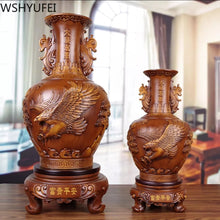 Load image into Gallery viewer, Chinese Feng Shui Lucky Wealth Vase Home/Office Decor Sculpture Craft Living Room TV Cabinet Fortune Ornament Housewarming Gift