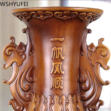 Load image into Gallery viewer, Chinese Feng Shui Lucky Wealth Vase Home/Office Decor Sculpture Craft Living Room TV Cabinet Fortune Ornament Housewarming Gift