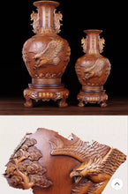 Load image into Gallery viewer, Chinese Feng Shui Lucky Wealth Vase Home/Office Decor Sculpture Craft Living Room TV Cabinet Fortune Ornament Housewarming Gift