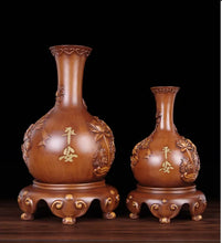 Load image into Gallery viewer, Chinese Feng Shui Lucky Wealth Vase Home/Office Decor Sculpture Craft Living Room TV Cabinet Fortune Ornament Housewarming Gift