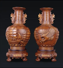 Load image into Gallery viewer, Chinese Feng Shui Lucky Wealth Vase Home/Office Decor Sculpture Craft Living Room TV Cabinet Fortune Ornament Housewarming Gift