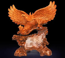 Load image into Gallery viewer, Chinese Feng Shui Lucky Wealth Eagle Home/Office Decor Sculpture Craft Living Room TV Cabinet Fortune Ornament Housewarming Gift