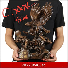Load image into Gallery viewer, Chinese Feng Shui Lucky Wealth Eagle Home/Office Decor Sculpture Craft Living Room TV Cabinet Fortune Ornament Housewarming Gift