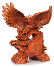 Load image into Gallery viewer, Chinese Feng Shui Lucky Wealth Eagle Home/Office Decor Sculpture Craft Living Room TV Cabinet Fortune Ornament Housewarming Gift